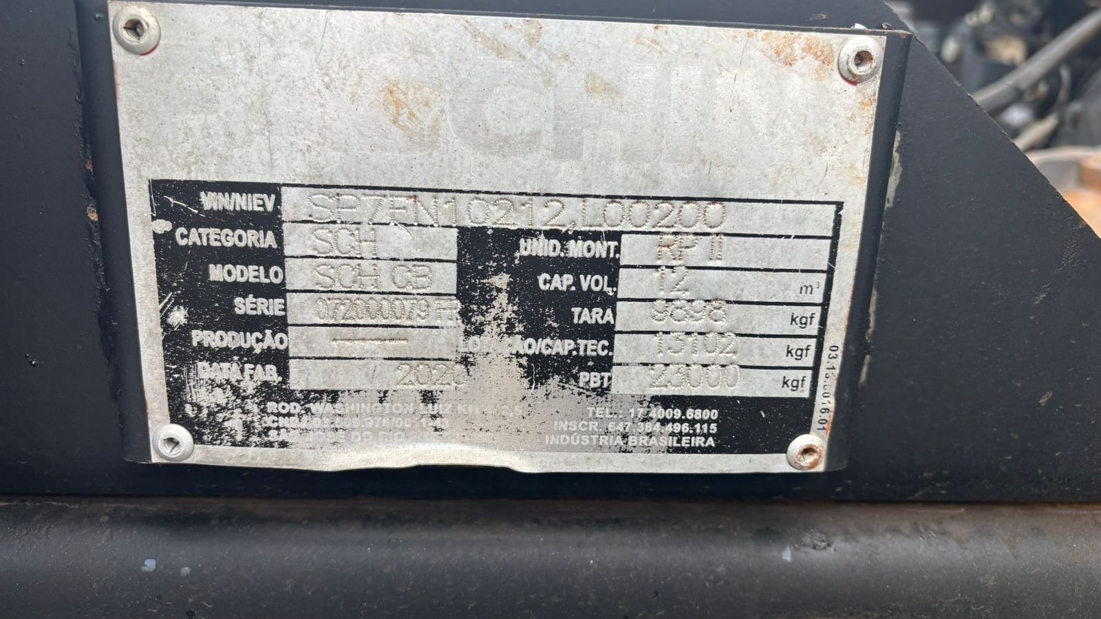 Atego 2426 6×2 2020 Caçamba Basculante Facchini 12m³ e Ar Condic.