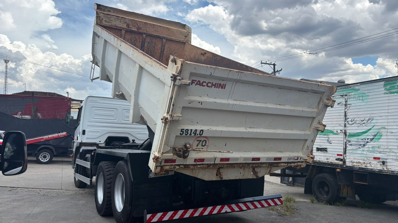 Atego 2426 6×2 2020 Caçamba Basculante Facchini 12m³ e Ar Condic.