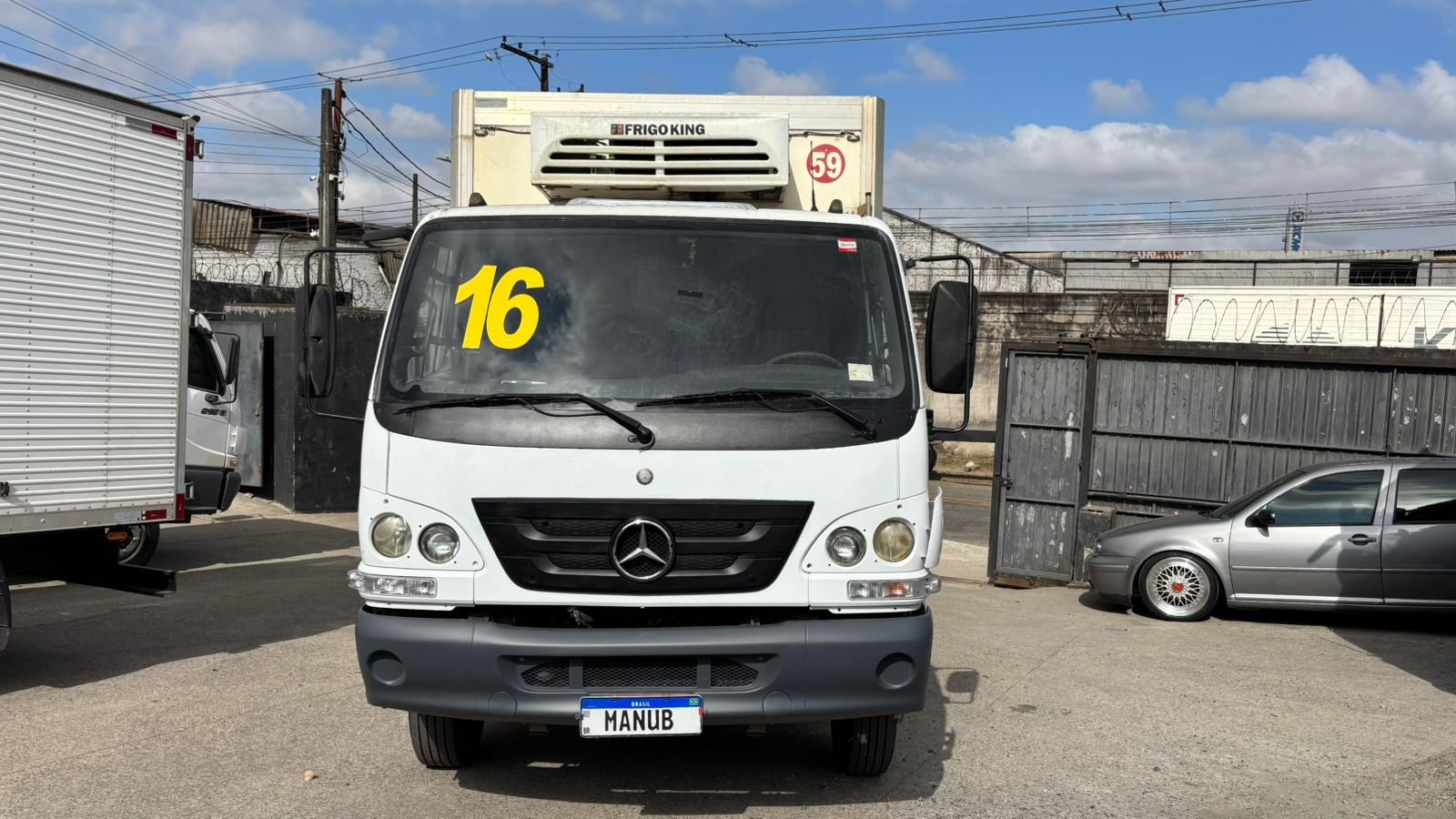 Mb Accelo 1016 2016 Bau Refrigerado -18c