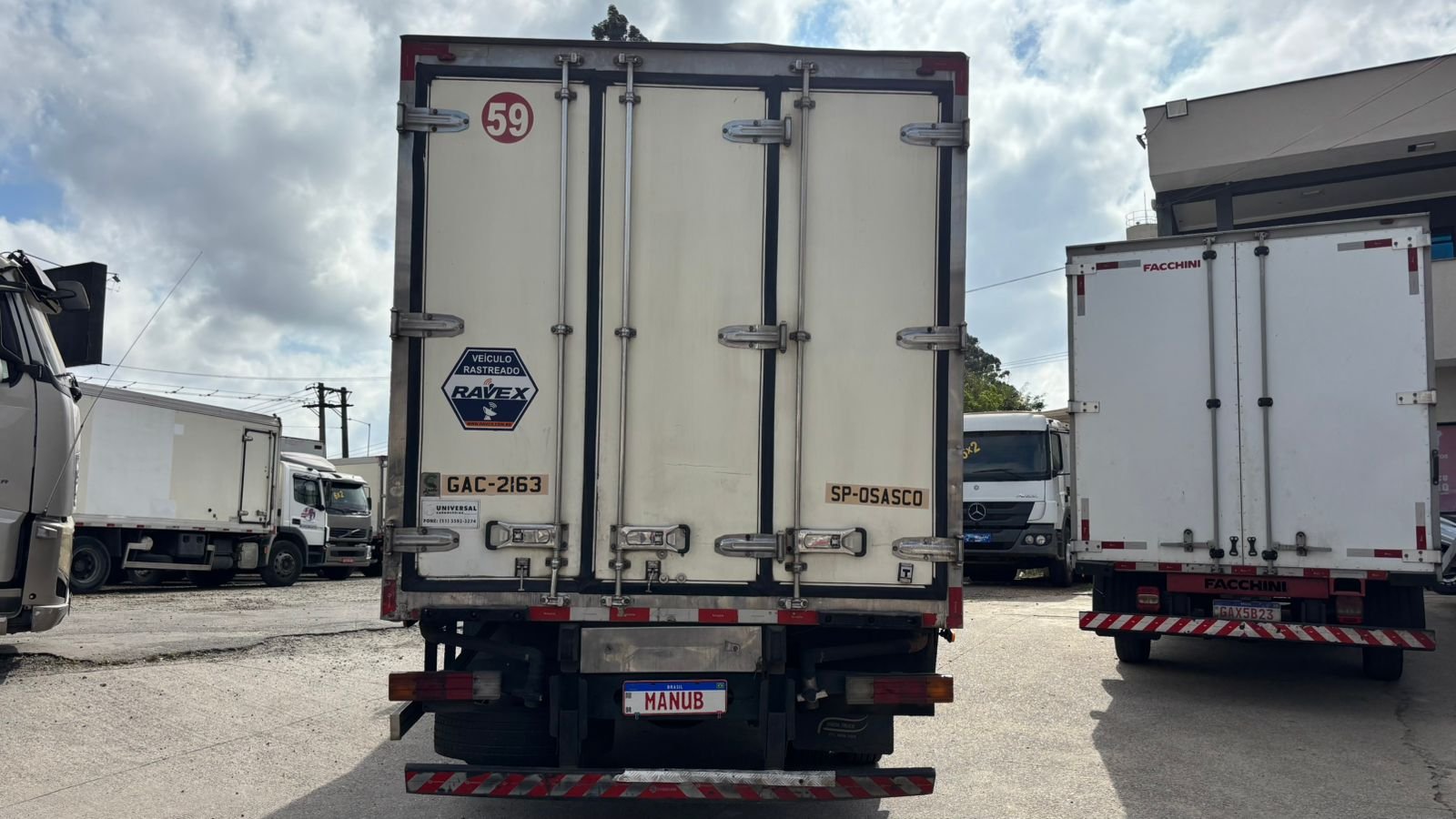 Mb Accelo 1016 2016 Bau Refrigerado -18c