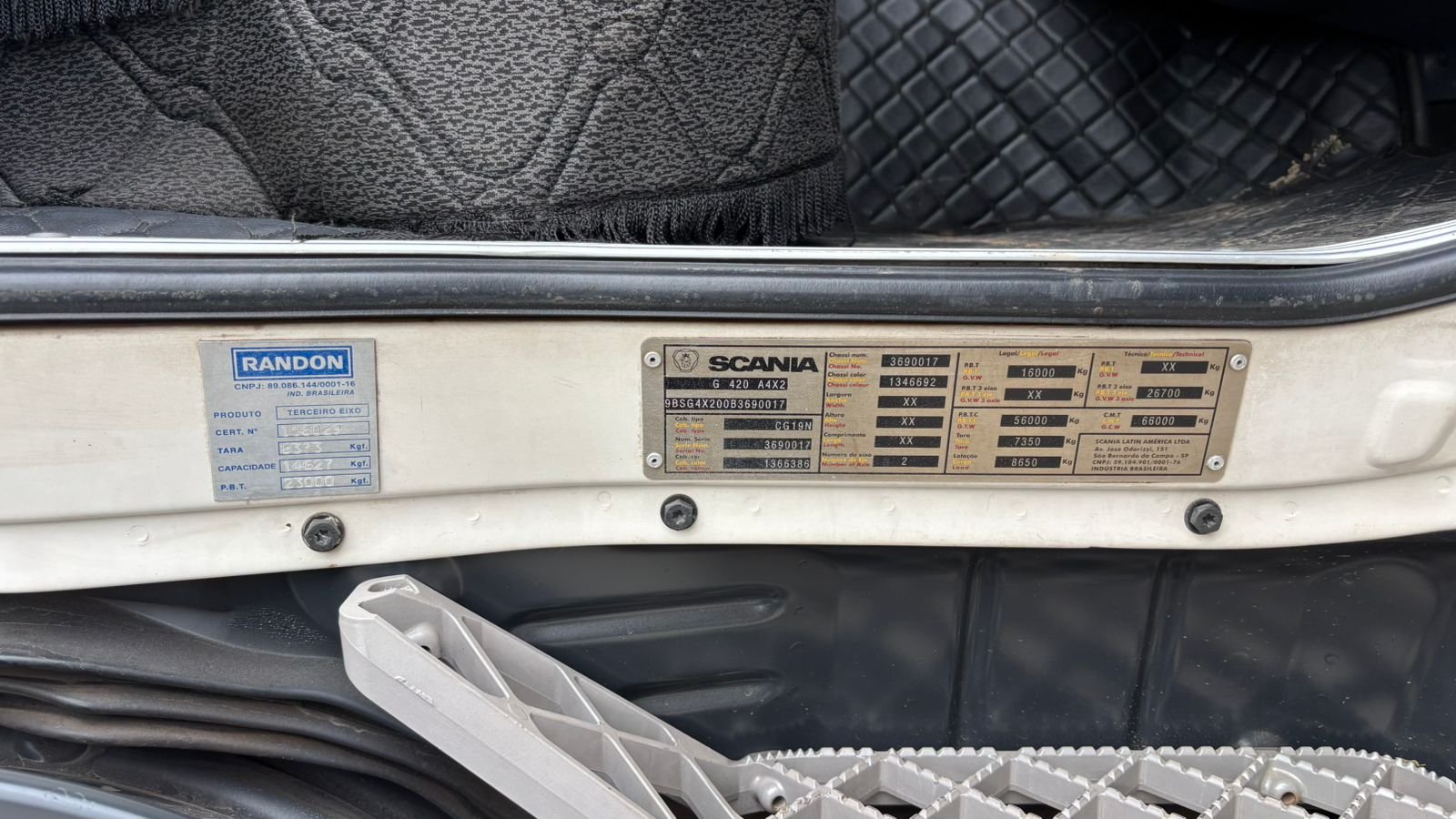 Scania G420 6×2 2011 Pneus 100%