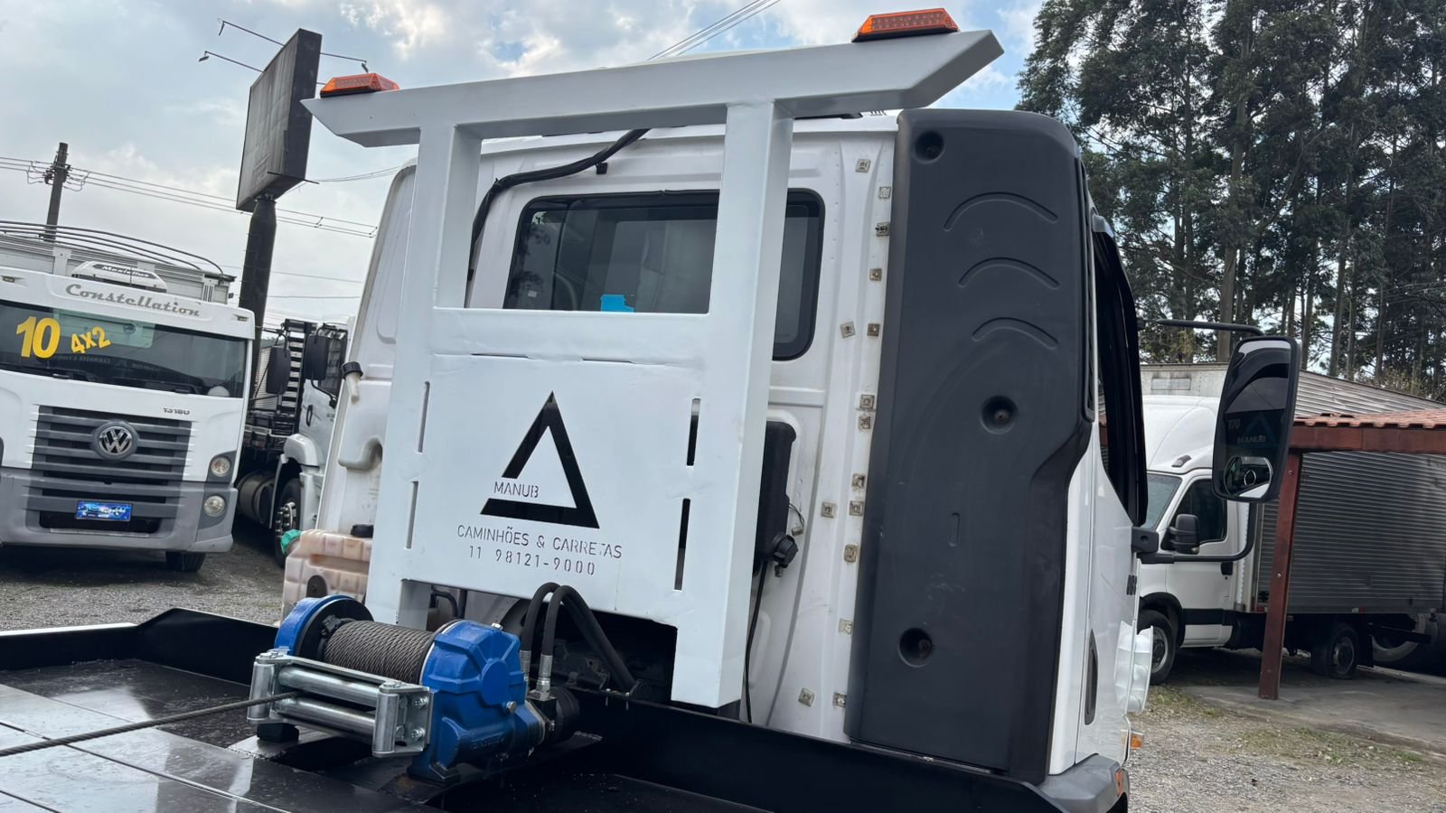 Mb Accelo 915c 2012 Plataforma Nova 6,50 C Asa Redutor 4,5 T