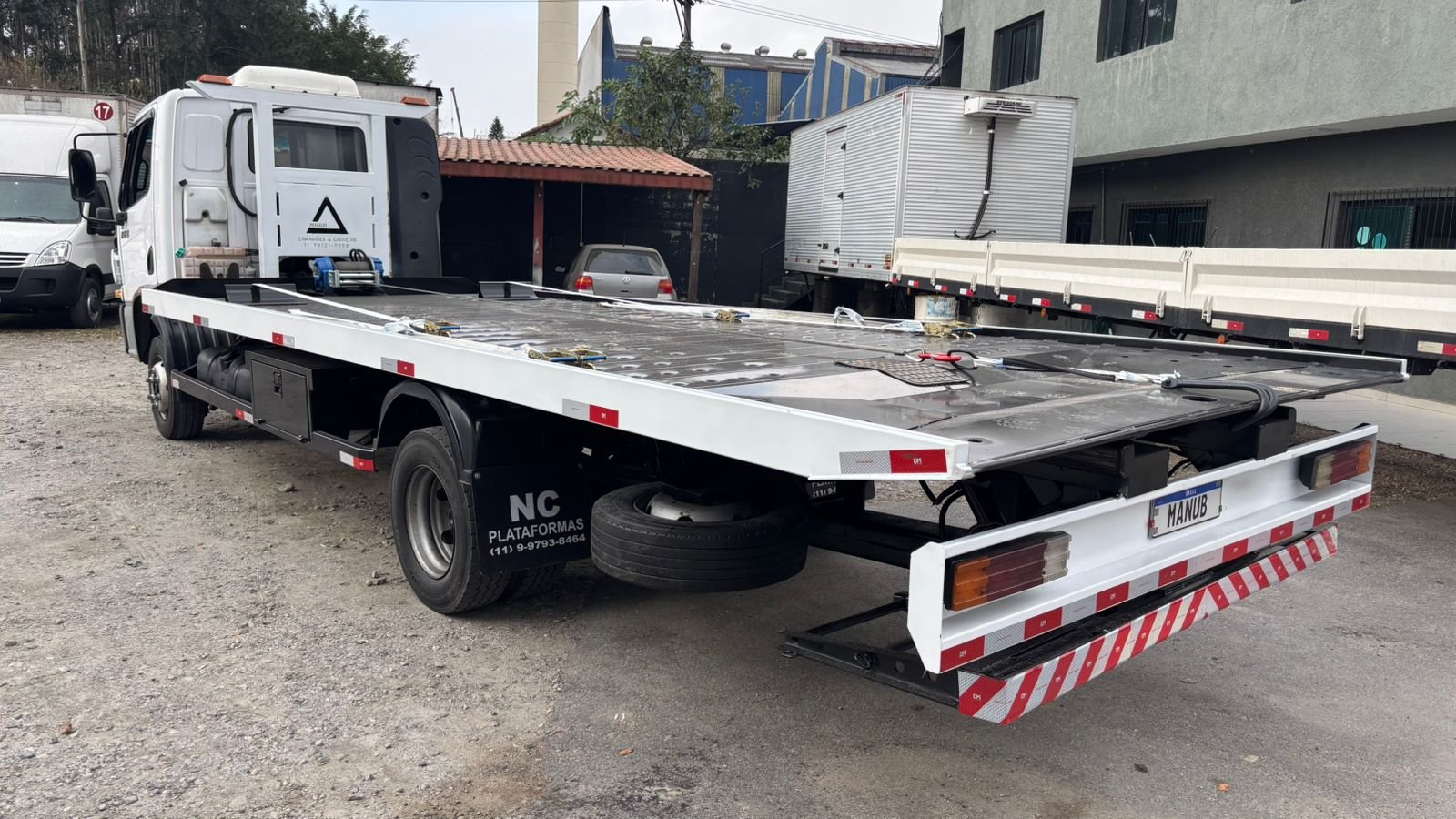 Mb Accelo 915c 2012 Plataforma Nova 6,50 C Asa Redutor 4,5 T