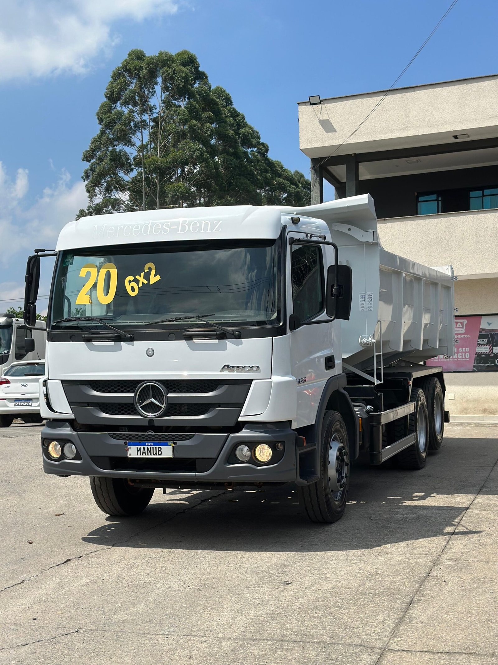 Atego 2426 6×2 2020 Caçamba Basculante Facchini 12m³ e Ar Condic.