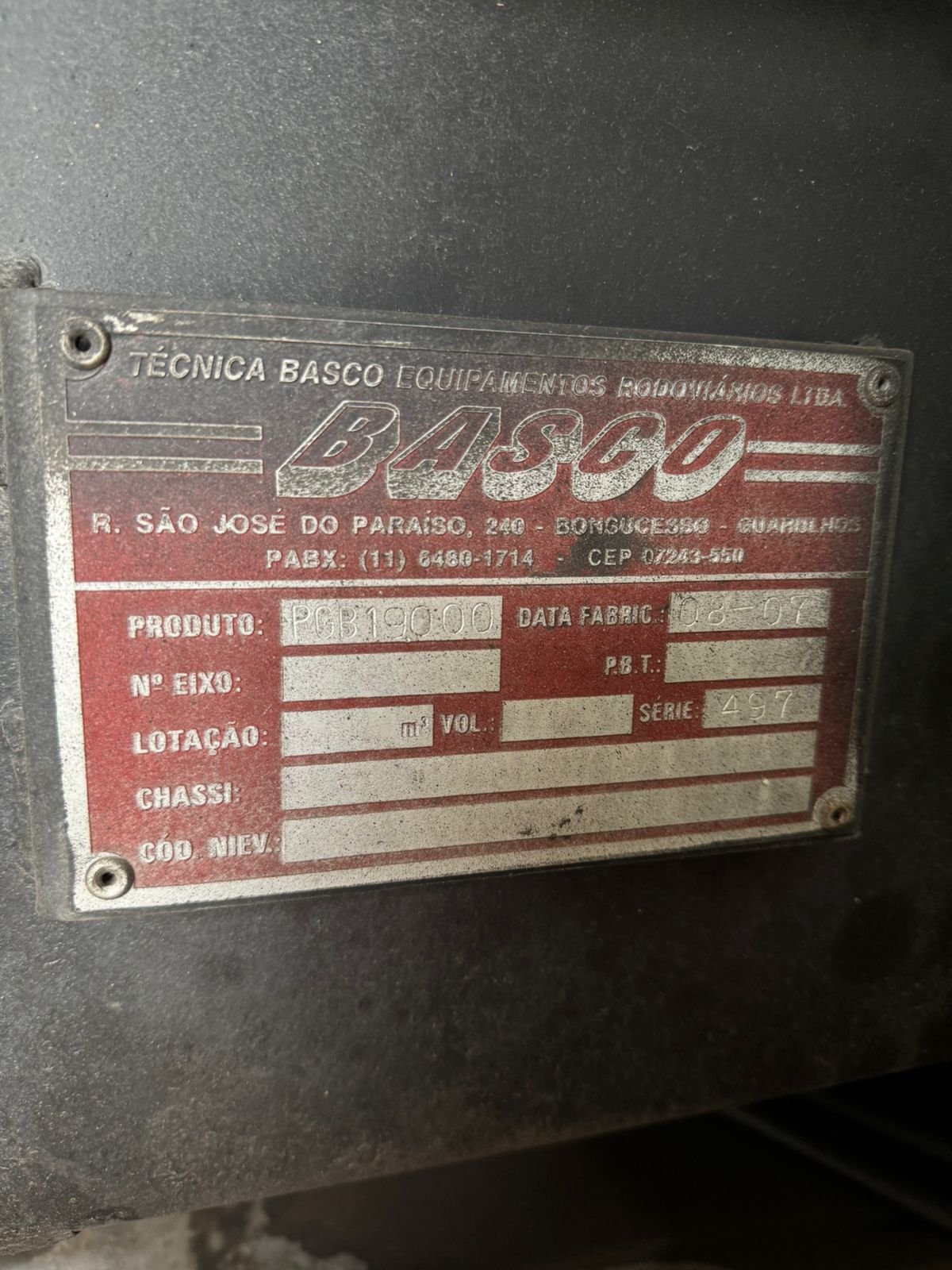 Mercedes-Benz 1618 6×2 1992 Poli Caçamba